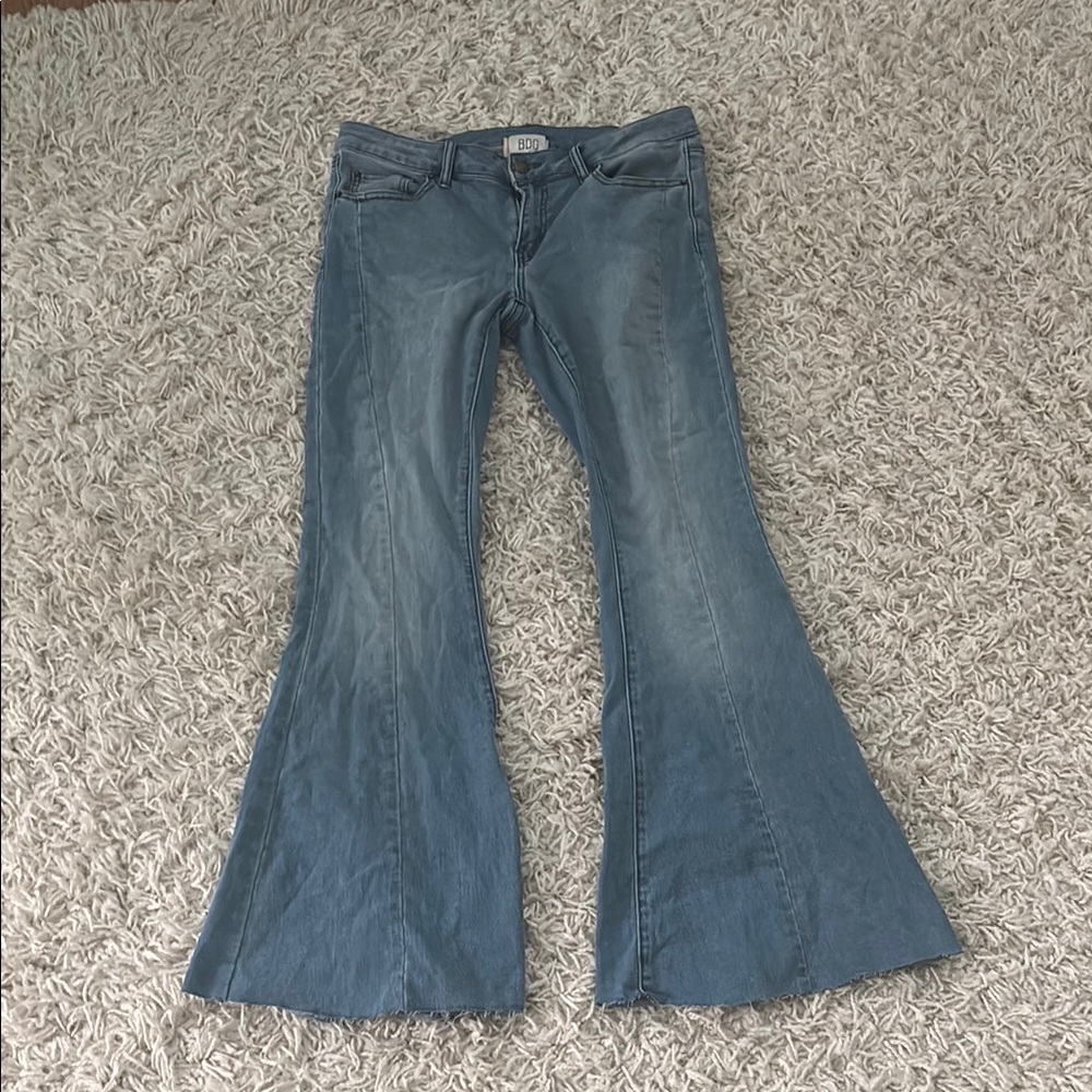 BDG Blue Flare Wide Leg Jeans
